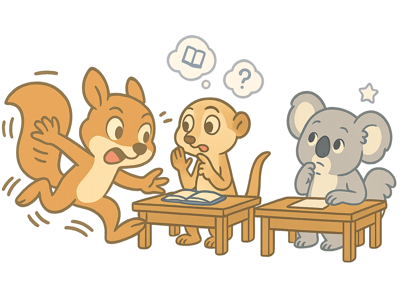 ADHDの3タイプのイラスト